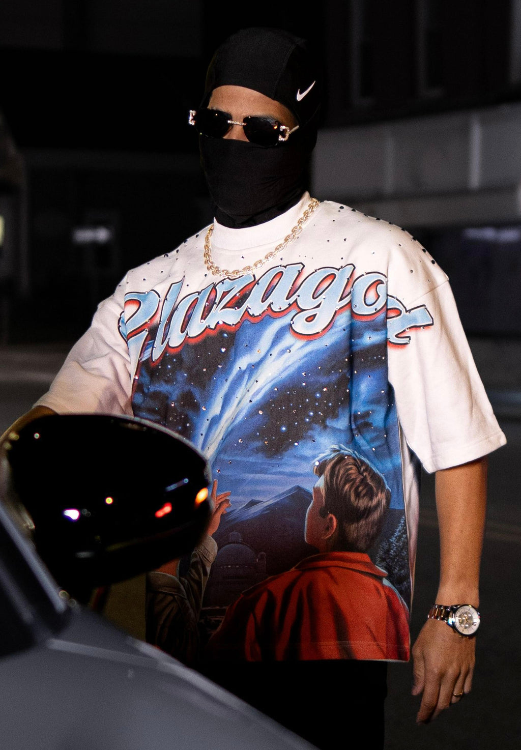 Sky |WHITE|GLAZA|- T-Shirt Oversized