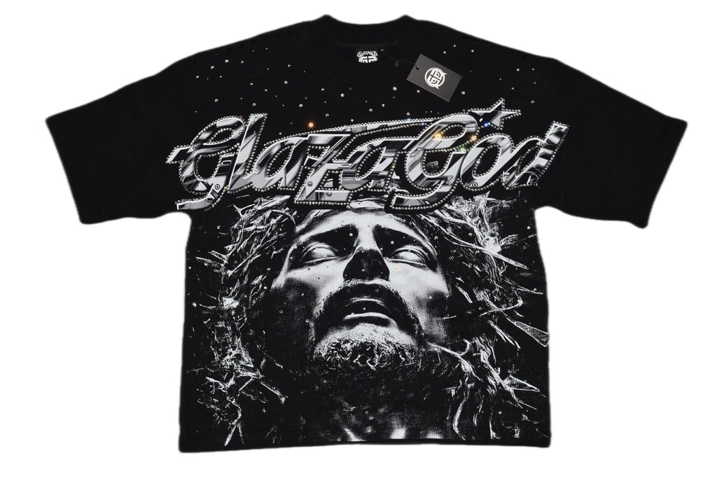 Explosive Cross |BLACK|GLAZA|- T-Shirt Oversized