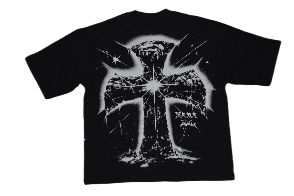 Explosive Cross |BLACK|GLAZA|- T-Shirt Oversized